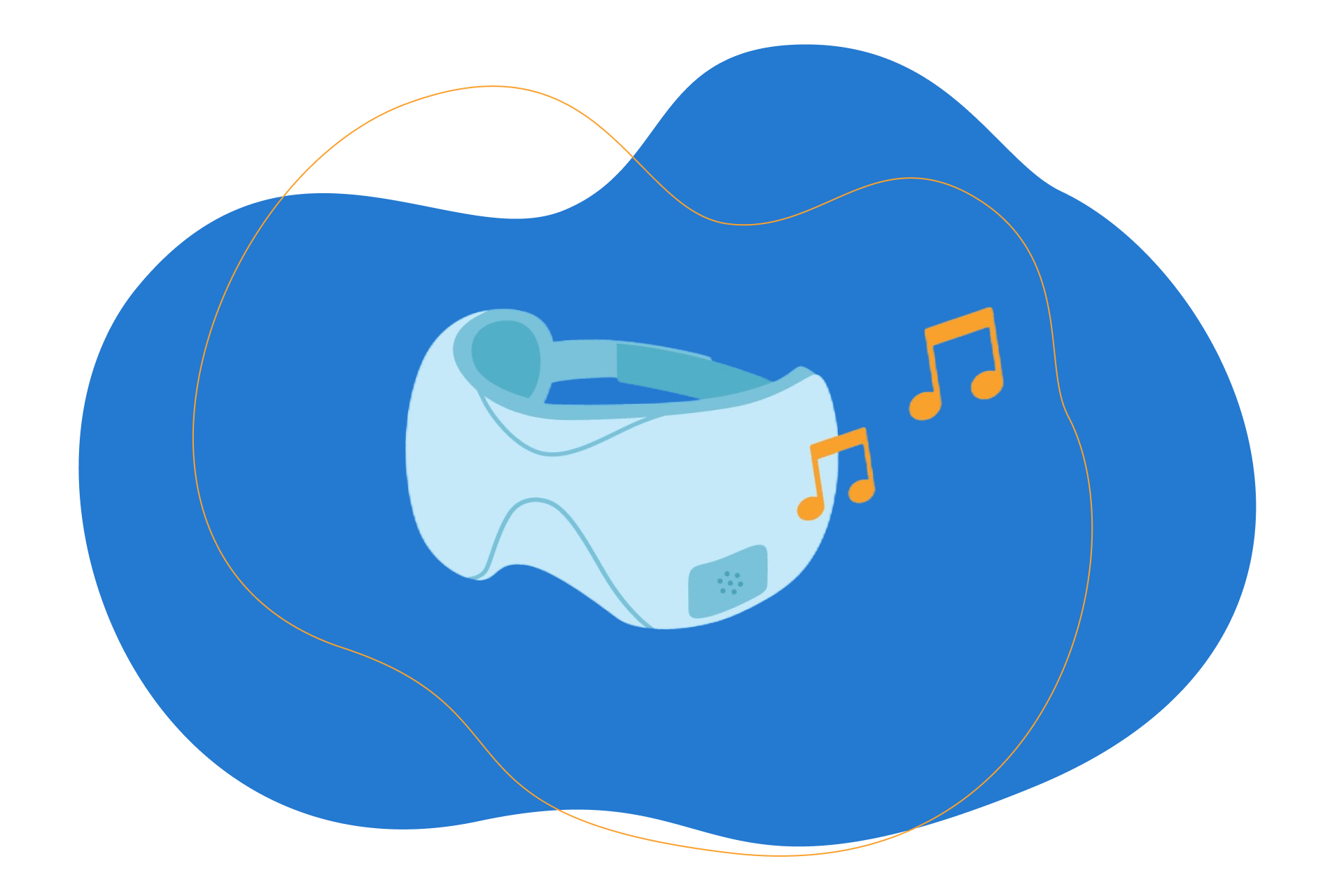 tapa olhos bluetooth